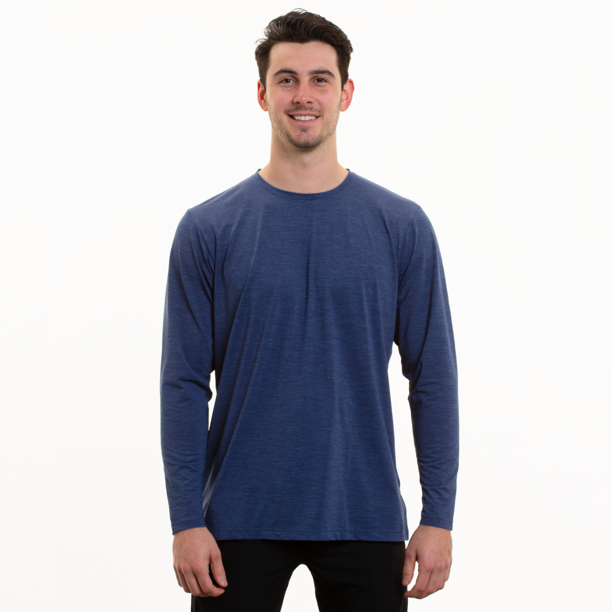 NAVY HEATHERED
