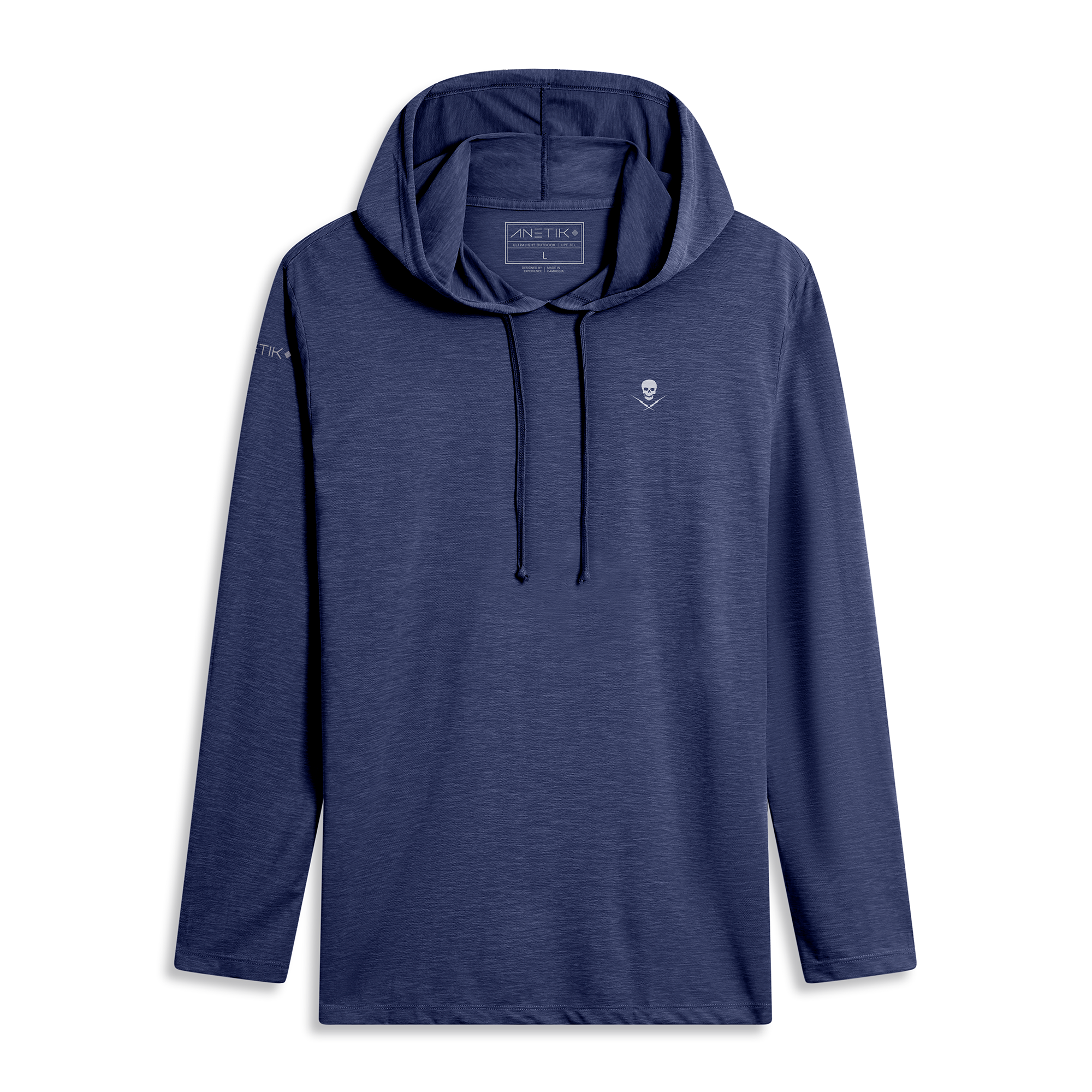 NAVY HEATHERED