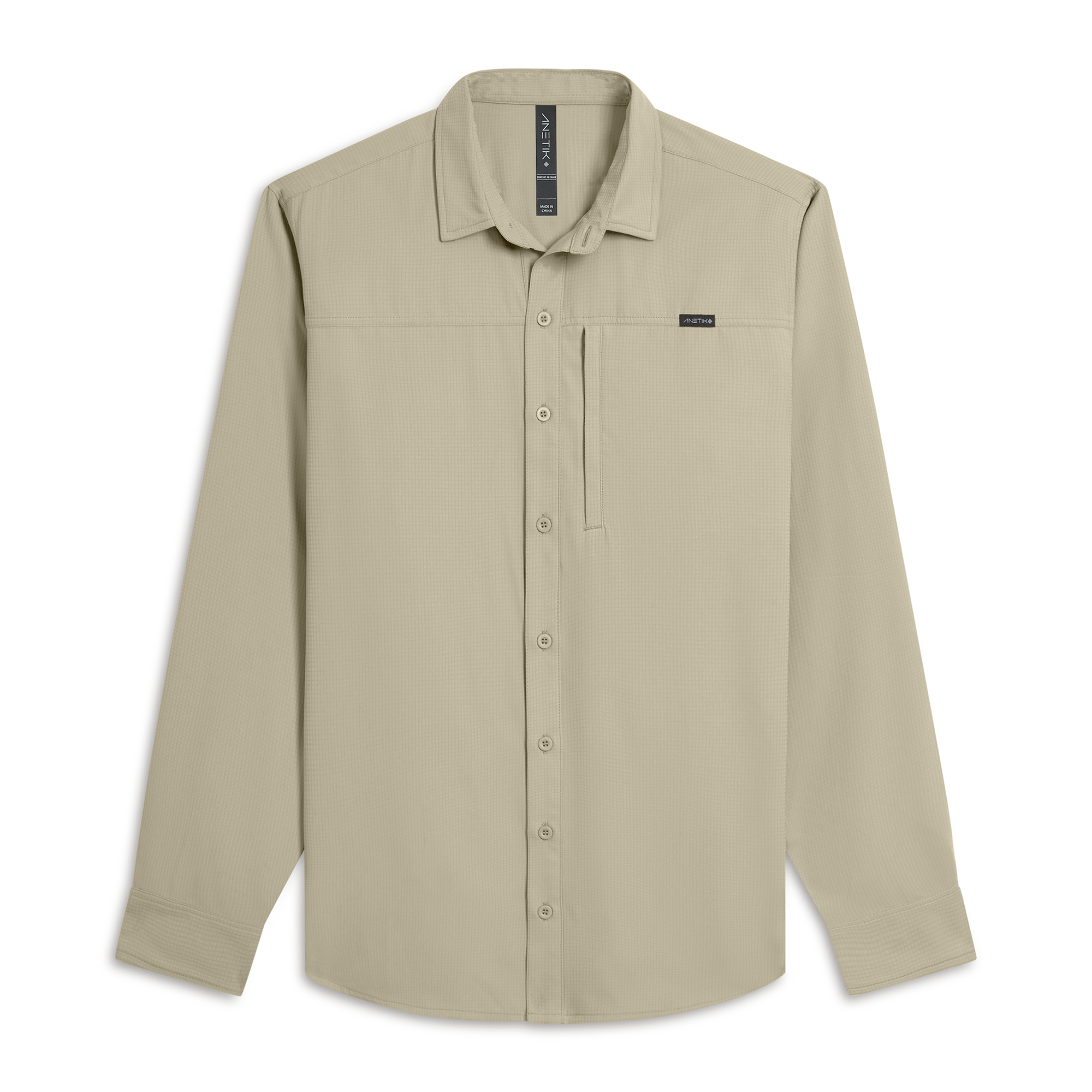 ANETIK | Men's Technician Button-Up Long Sleeve | UPF30+