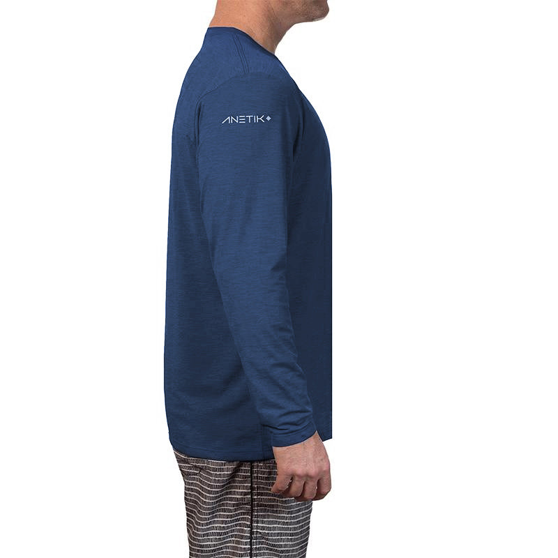 NAVY HEATHERED