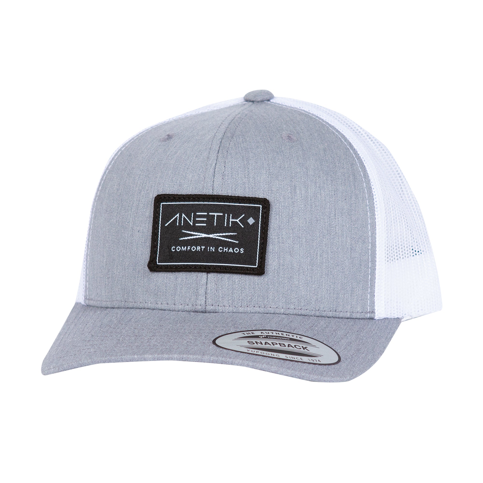 HEATHERED GREY / WHITE