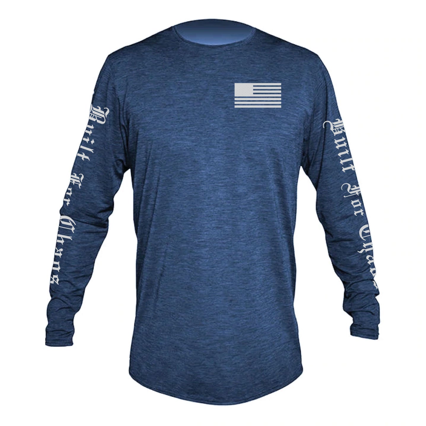 NAVY HEATHERED