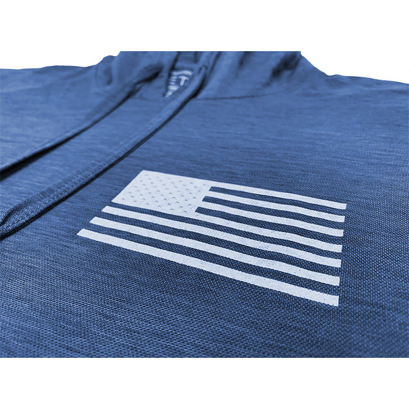 NAVY HEATHERED