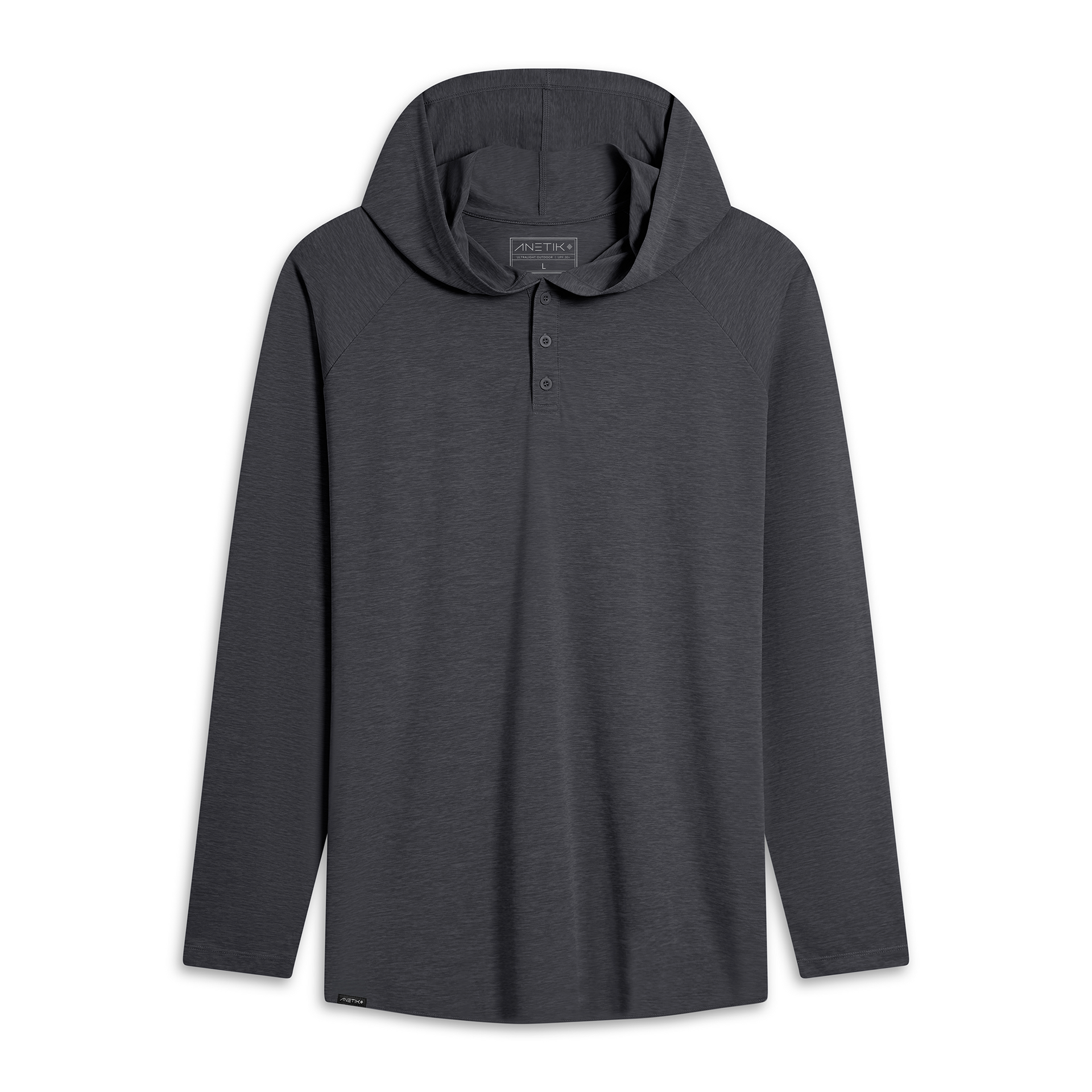 ANETIK | Men's Fuse Henley Sun Hoody | UPF30+