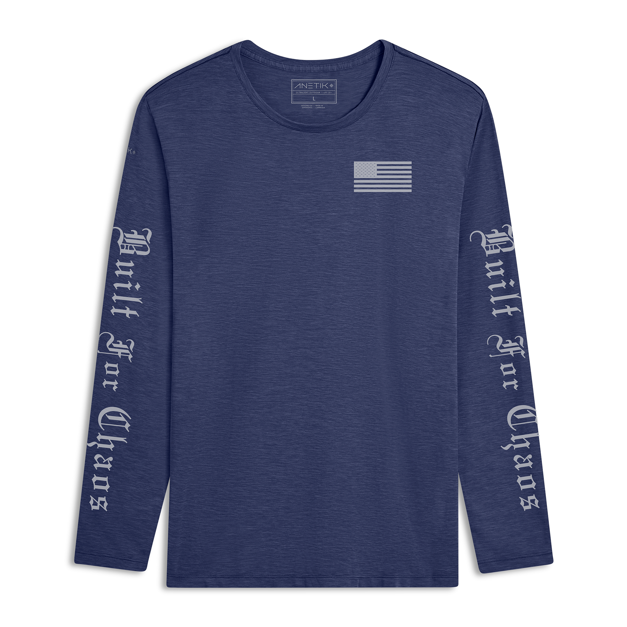 NAVY HEATHERED