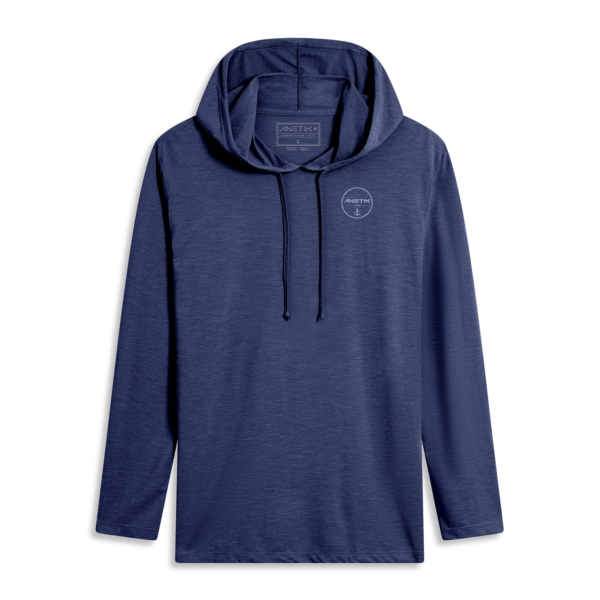 NAVY HEATHERED